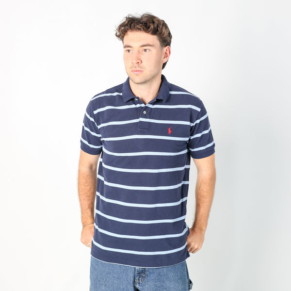 Navy Blue 90s Polo Ralph Lauren T-Shirt (M)
